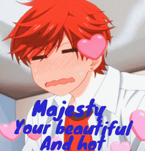 Anime Boy Blush Anime Heart GIF