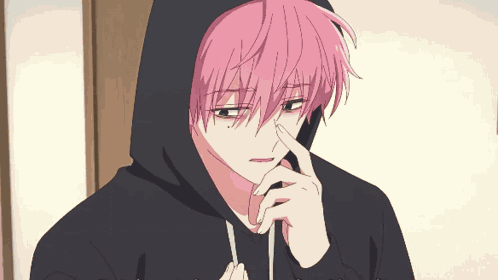 Anime Boy Shy GIF