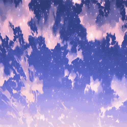 Anime Clouds GIF