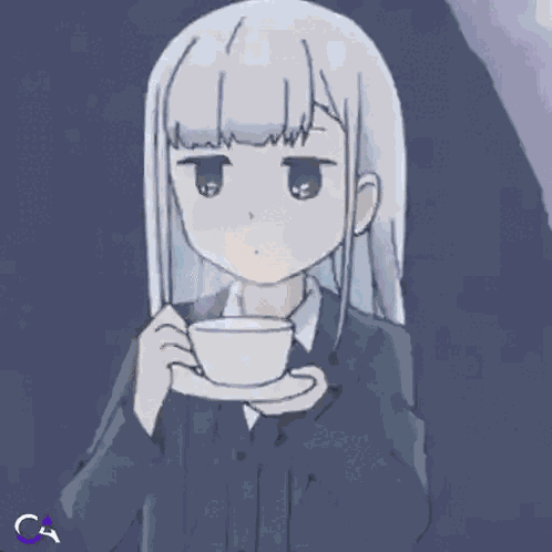 Anime Coffee GIF