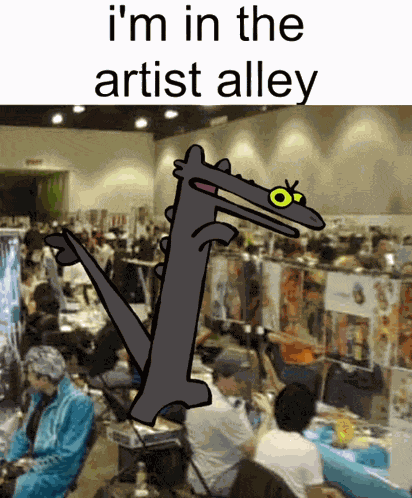 Anime Convention Artist Alley GIF