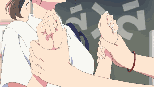 Anime Coupl Hands Anime Couple GIF