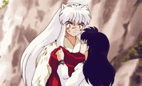Anime Couple Hug GIF