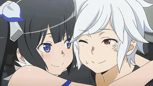 Anime Cuddle GIF