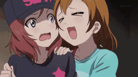 Anime Cuddle GIF
