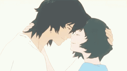 Anime Cuddle GIF