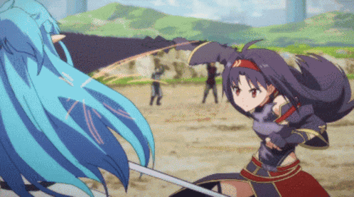 Anime Fight Sword GIF