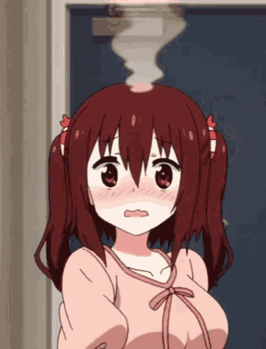 Anime Girl Blush GIF