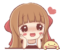 Anime Girl Chibi Sticker