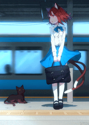 Anime Girl Chill GIF