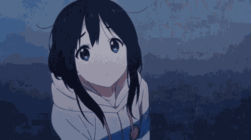 Anime Girl Leaving GIF