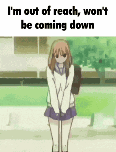 Anime Girl Running GIF