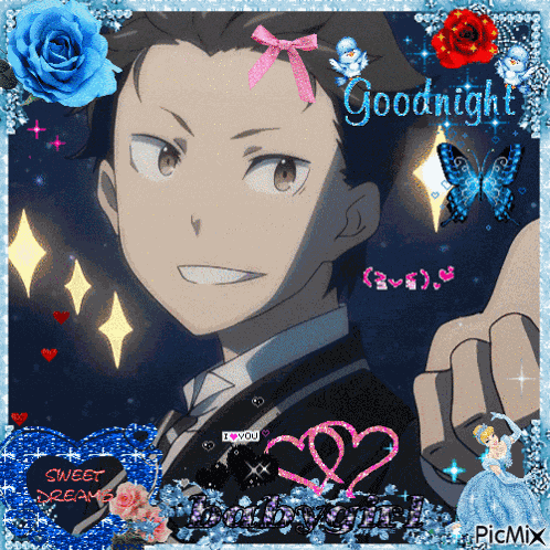 Anime Goodnight GIF