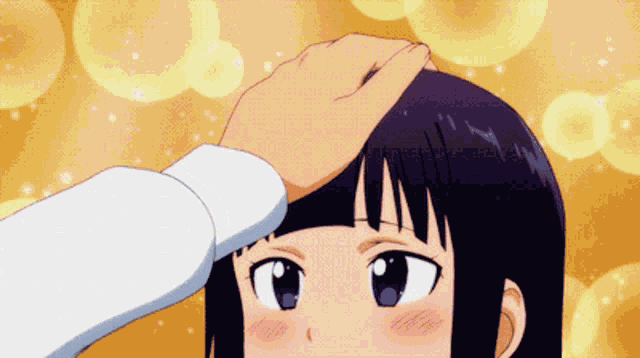 Anime Head Pat GIF