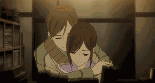 Anime Hug GIF