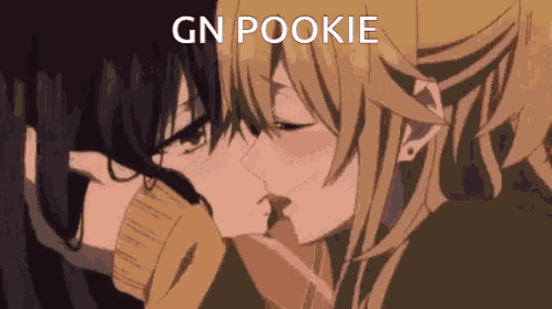 Anime Kiss GIF