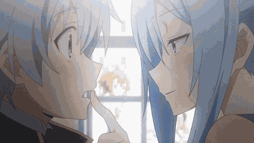 Anime Kiss Cute Kiss GIF