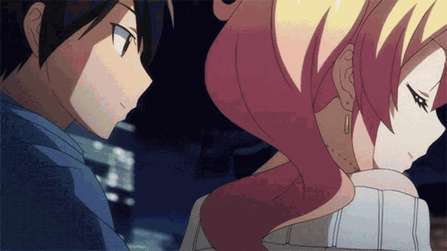 Anime Kiss GIF