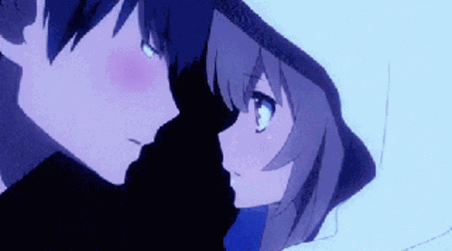 Anime Kiss GIF