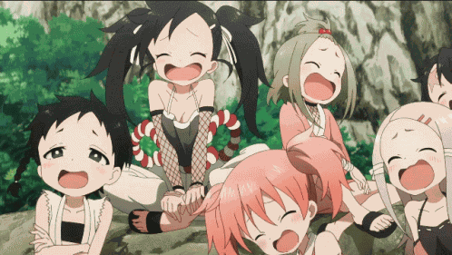 Anime Laughing Funny GIF