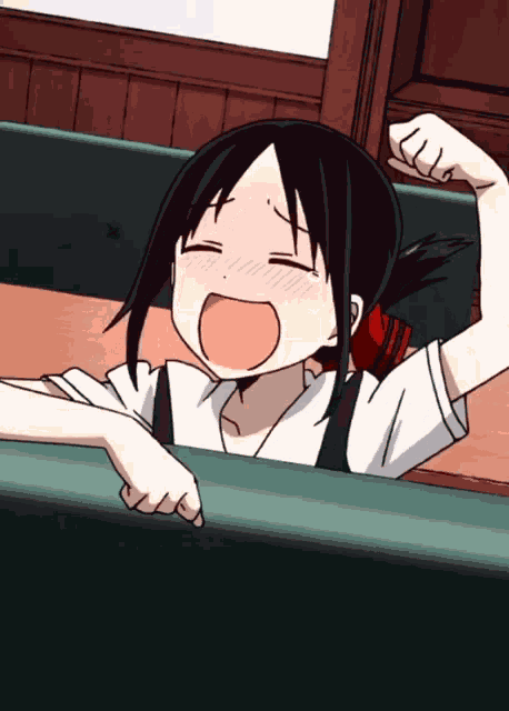 Anime Laughing Hysterically GIF