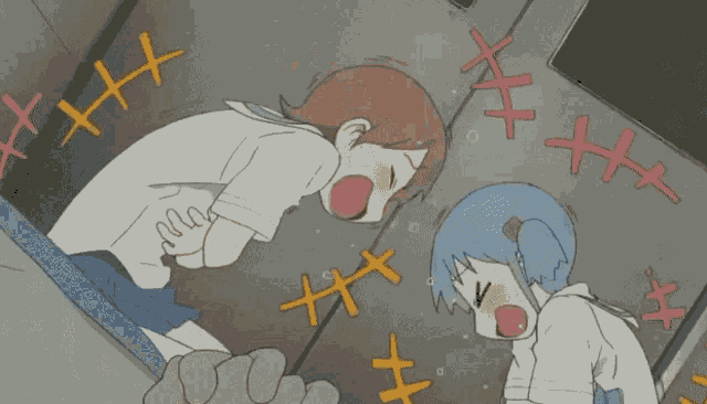 Anime Laughing Hysterically GIF