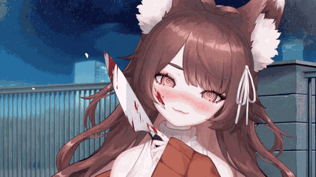 Anime Lick Anime Yandere GIF