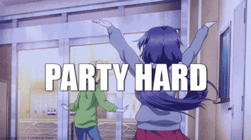 Anime Partyhard GIF