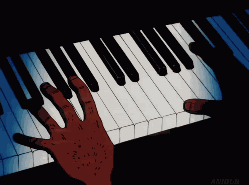 Anime Piano GIF