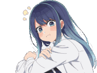 Anime Pout Anime Cute Sticker