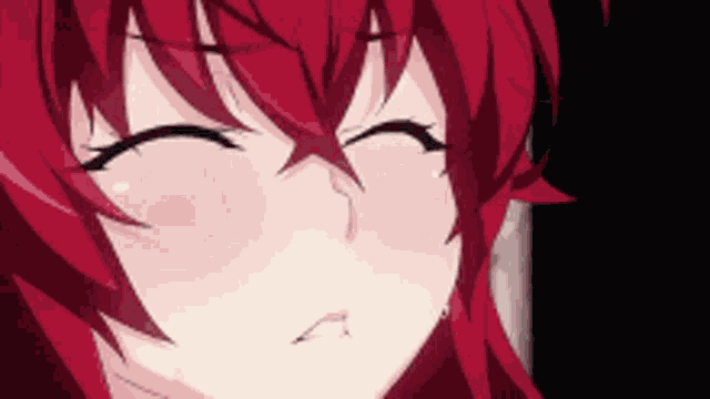 Anime Red Haired GIF