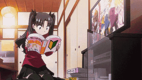 Anime Rin Tohsaka GIF