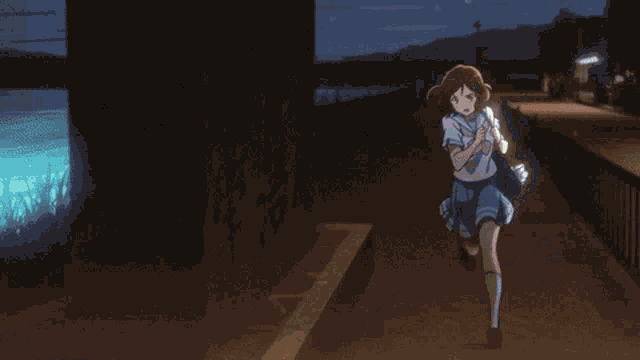 Anime Run Anime Cry GIF