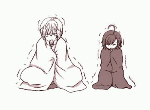 Anime Shiver Anime Cold GIF