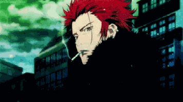 Anime Smoking GIF