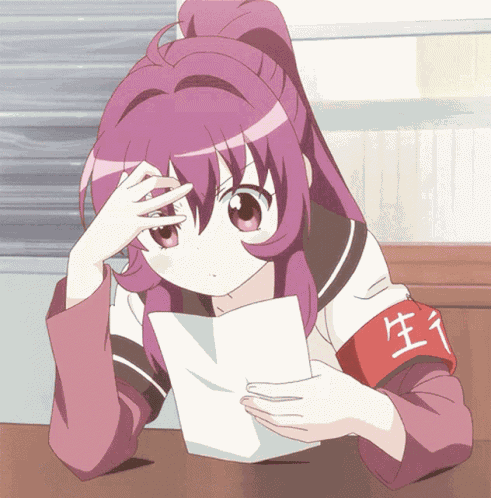Anime Think GIF