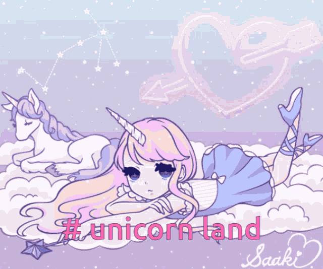 Anime Unicorn Girl Anime GIF