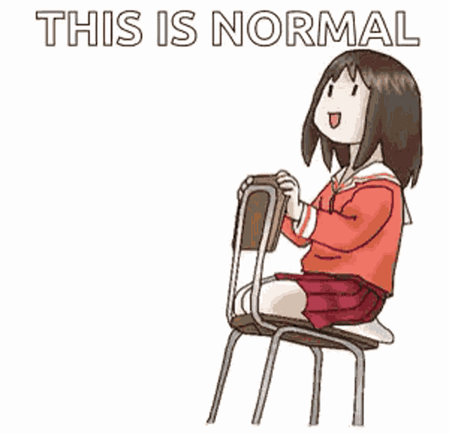 Anime Walking Chair GIF