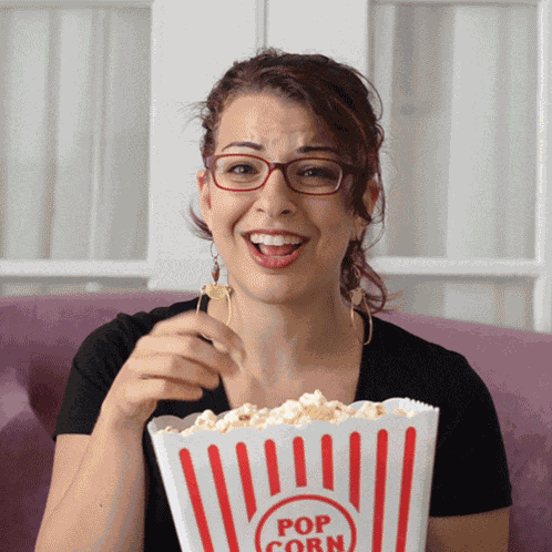 Anita Sarkeesian Popcorn GIF