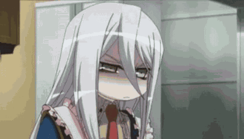 Annoyed Anime Girl GIF