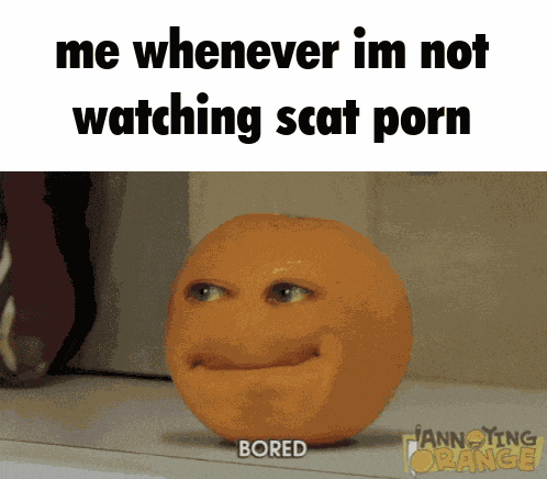 Annoying Orange Scat GIF