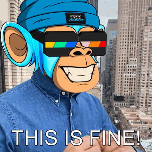 Anons This Is Fine GIF