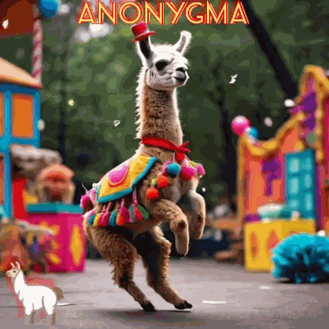 Anonygma Llama GIF