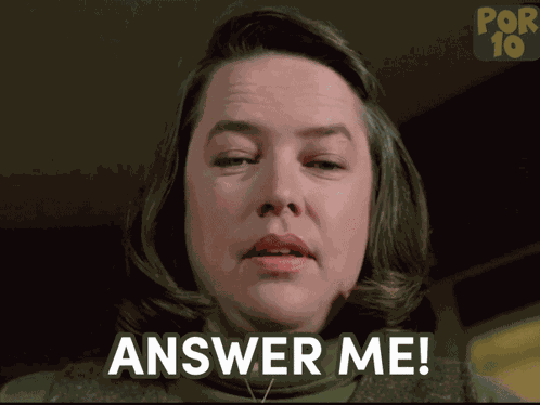 Answer Me No Reply GIF