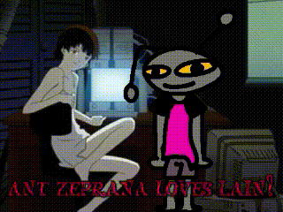 Ant Zeprana Loves Lain Serial Experiments Lain GIF