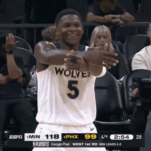 Anthony Edwards Timberwolves GIF