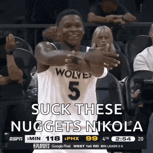 Anthony Edwards Timberwolves GIF