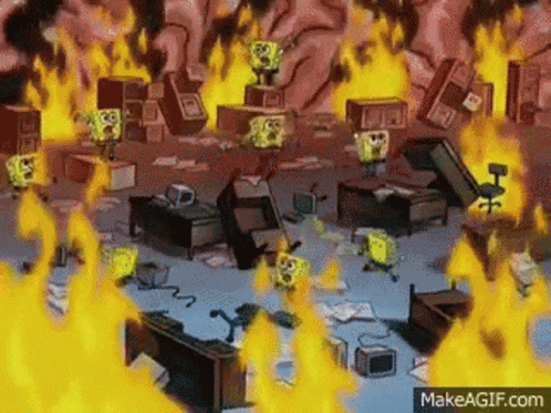 Anxiety Spongebob GIF
