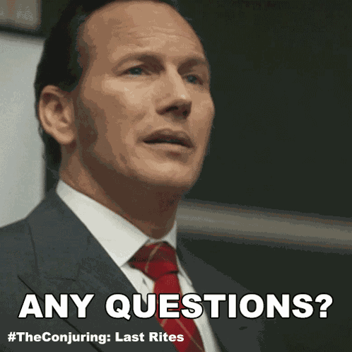 Any Questions Ed Warren GIF