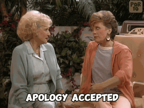 Apology Accepted Forgive GIF